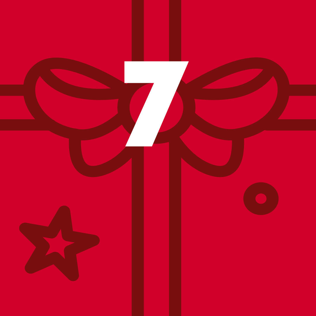 Adventskalender-Fenster Nummer 7