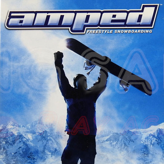 Xbox Videospiel Amped Freestyle Snowboarding Hülle mit Anleitung und Disc