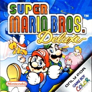 Game Boy Color Videospiel Super Mario Bros. Deluxe Modul von vorne