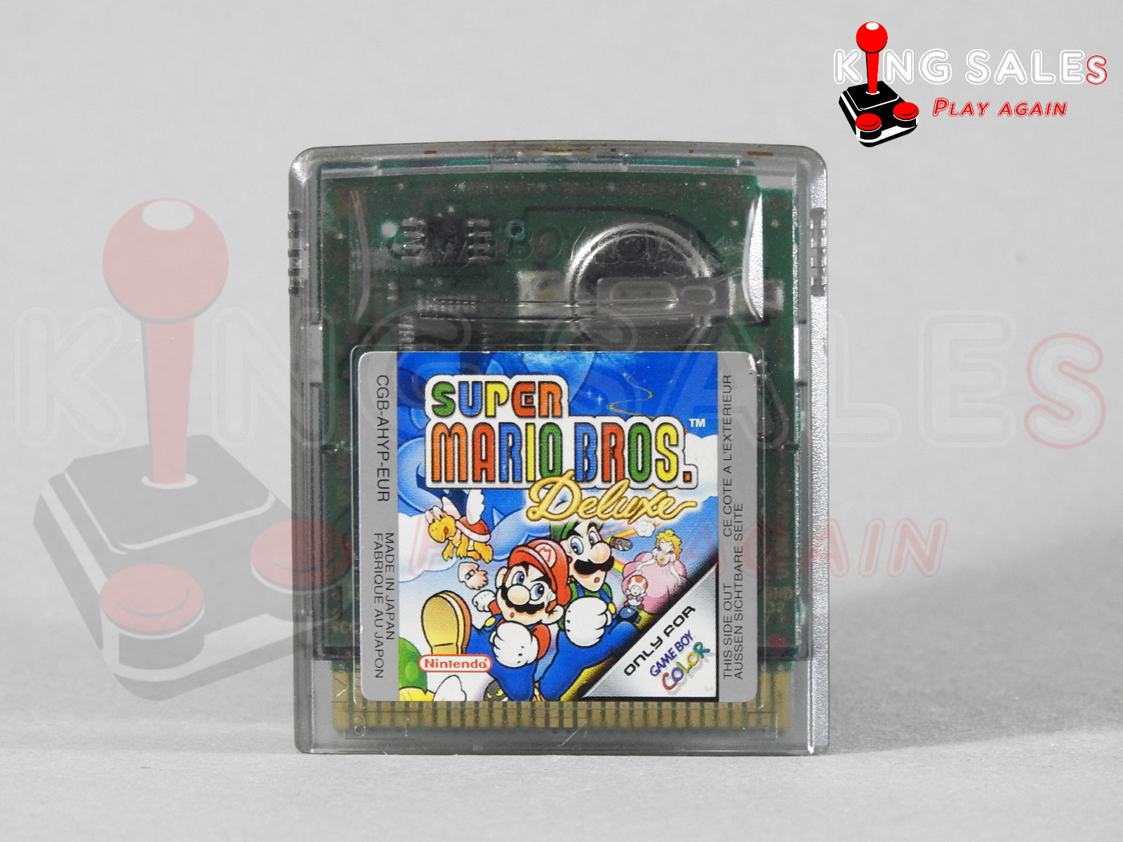 Game Boy Color Videospiel Super Mario Bros. Deluxe Modul von vorne
