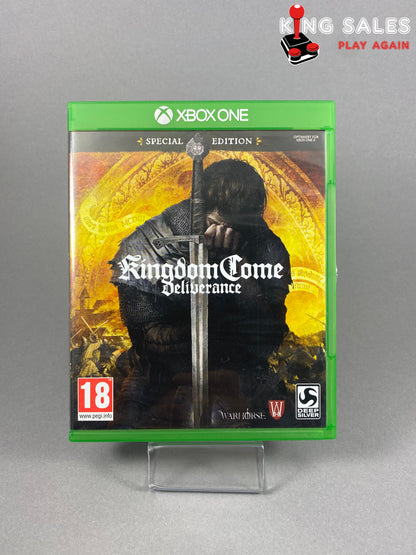 Xbox One Videospiel Kingdom Come Deliverance Cover von vorne