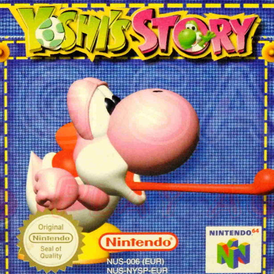 Nintendo 64  Videospiel Modul Yoshi's Story von vorne