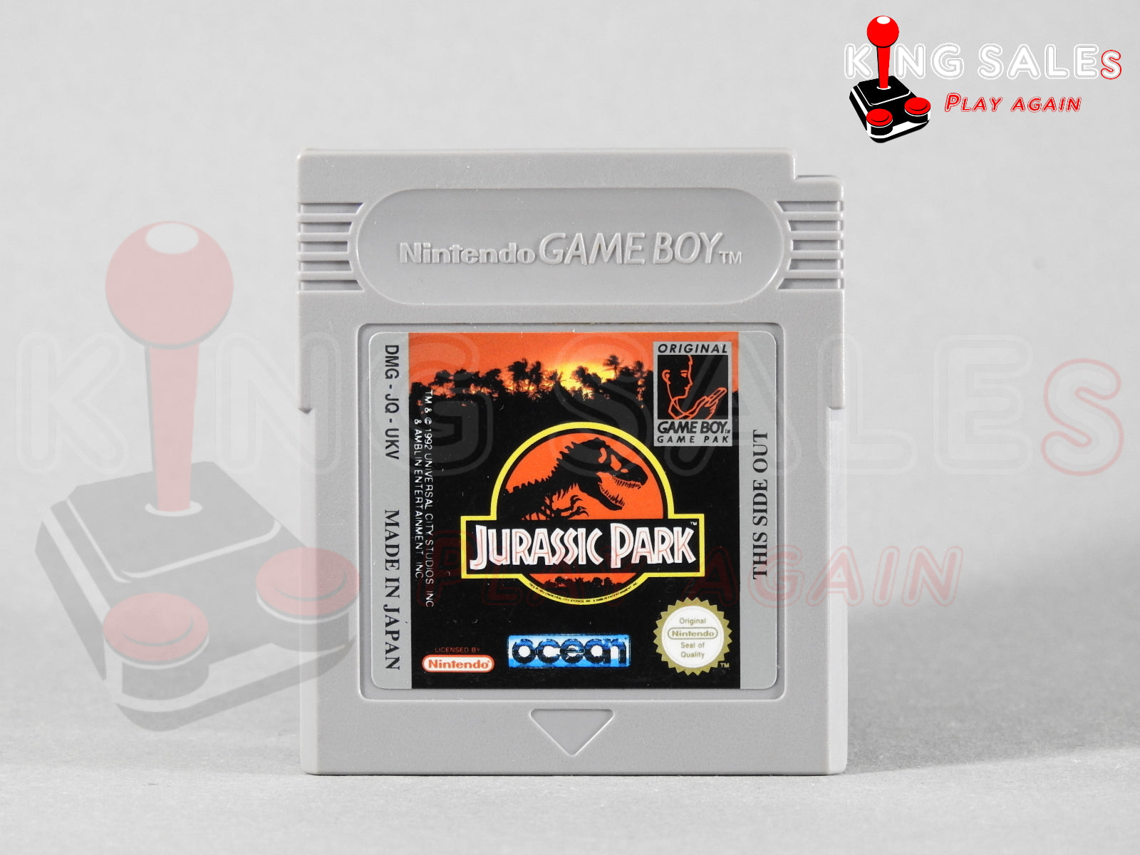 Nintendo Game Boy Videospiel Jurassic Park Modul von vorne