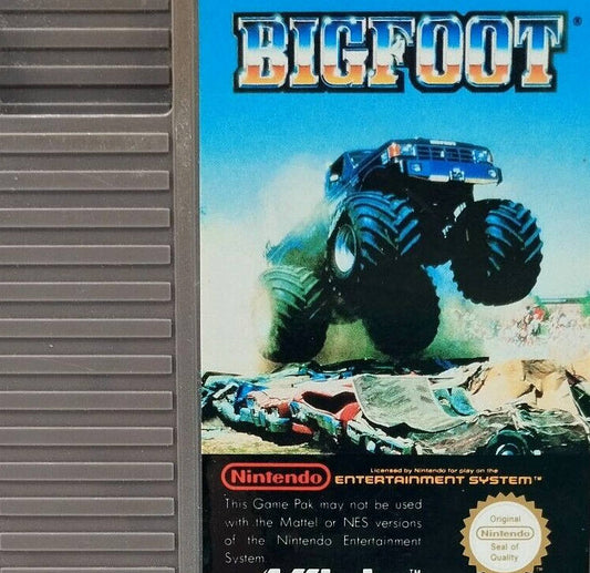 Nintendo NES Videospiel Big Foot
Modul