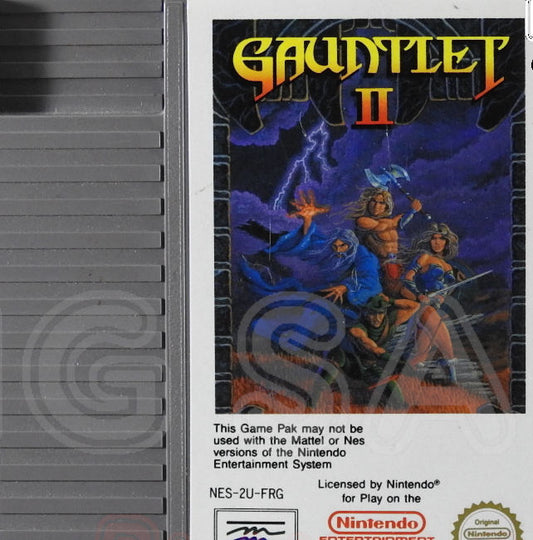 Nintendo NES Videospiel Gauntlet 2 Modul