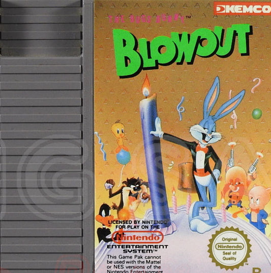 Nintendo NES Videospiel The Bugs Bunny Blowout Modul