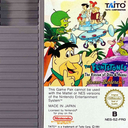 Nintendo NES Videospiel The Flintstones: The Rescue of Dino & Hoppy Modul