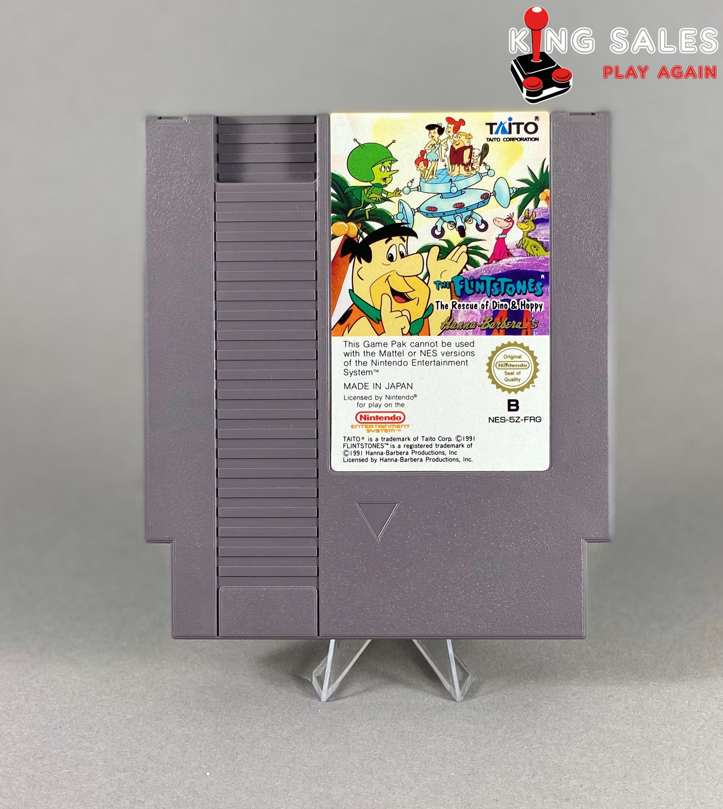 Nintendo NES Videospiel The Flintstones: The Rescue of Dino & Hoppy Modul