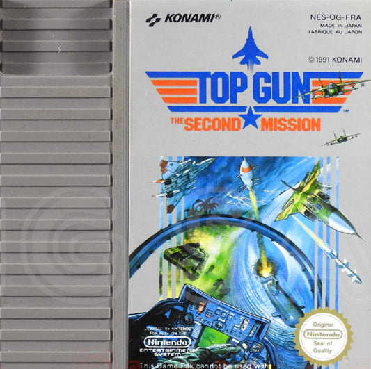 Nintendo NES Videospiel Top Gun The Second Mission Modul