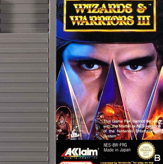 Nintendo NES Videospiel Wizards & Warriors III Modul