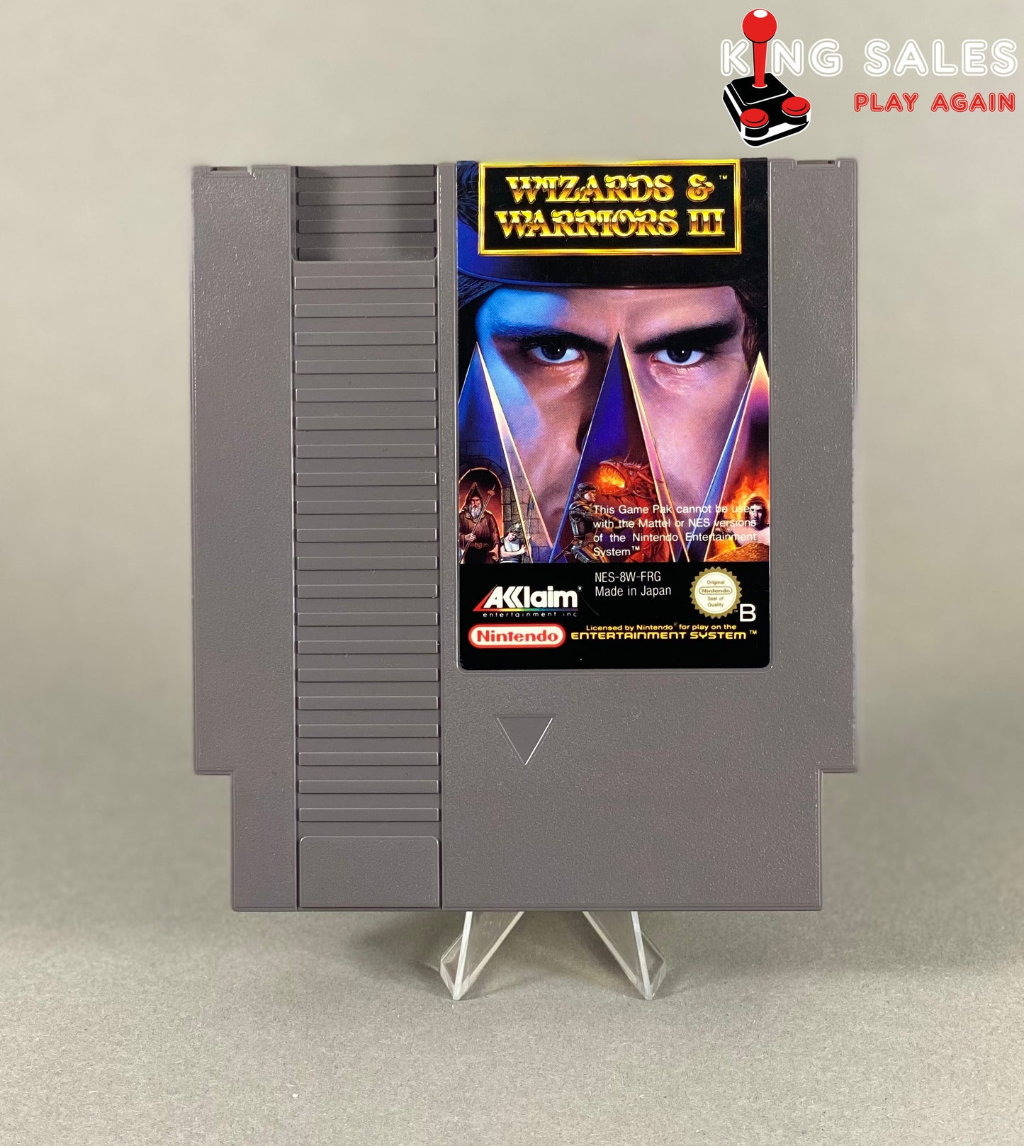 Nintendo NES Videospiel Wizards & Warriors III Modul