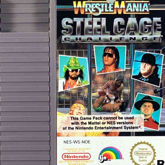 Nintendo NES Videospiel WWF WrestleMania Steel Cage Challenge Modul