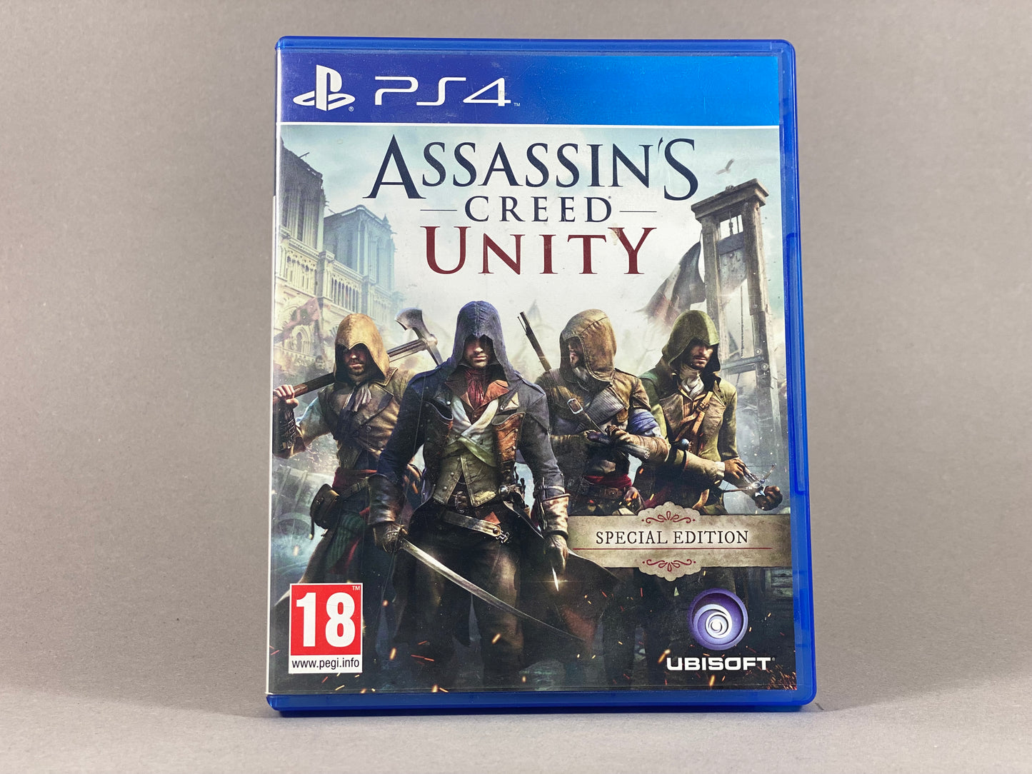 PlayStation 4 Videospiel Assassins Creed Unity Hülle von vorne