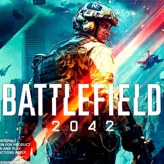 PlayStation 4 Videospiel Battlefield 2042 Hülle von vorne