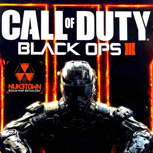 PlayStation 4 Videospiel Call of Duty Black Ops 3 Hülle von vorne