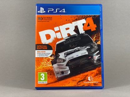 PlayStation 4 Videospiel Dirt 4 Hülle von vorne