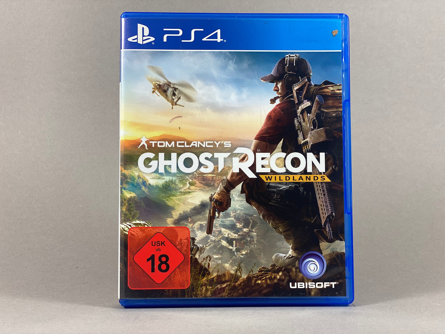 PlayStation 4 Videospiel Ghost Recon Wildlands Hülle von vorne