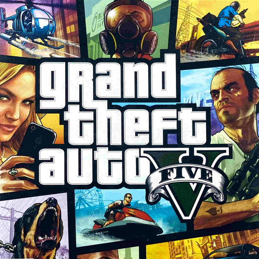 PlayStation 4 Videospiel GTA V Hülle von vorne