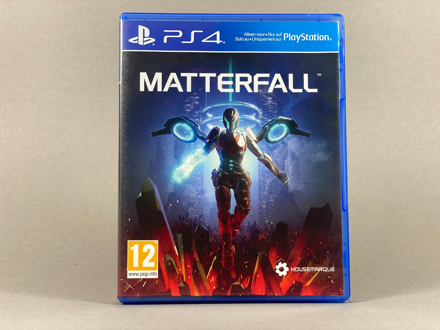 PlayStation 4 Videospiel Matterfall Hülle von vorne