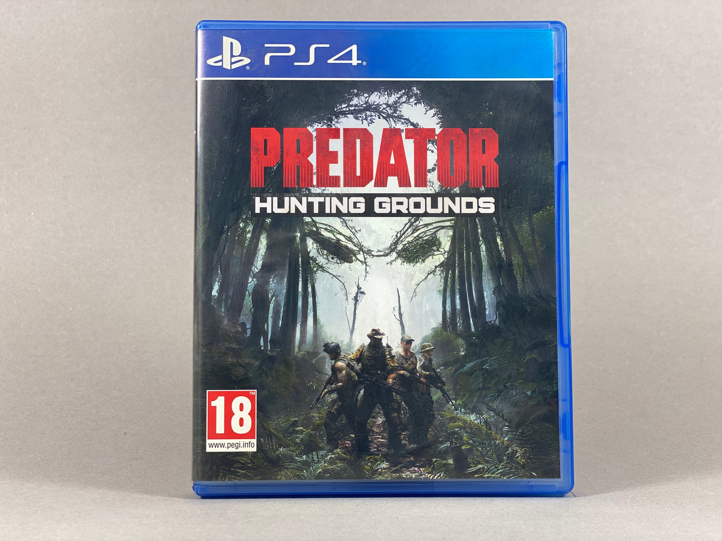 PlayStation 4 Videospiel Predator Hunting Grounds Hülle von vorne