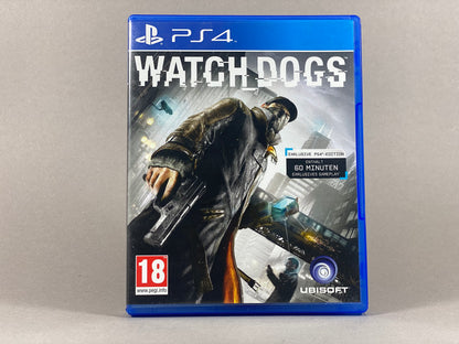 PlayStation 4 Videospiel Watch Dogs Hülle von vorne