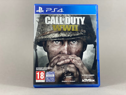 PlayStation 4 Videospiel Call of Duty World War 2 Hülle von vorne