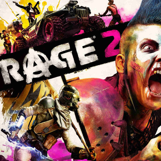 Xbox One Videospiel Rage 2 Cover von vorne