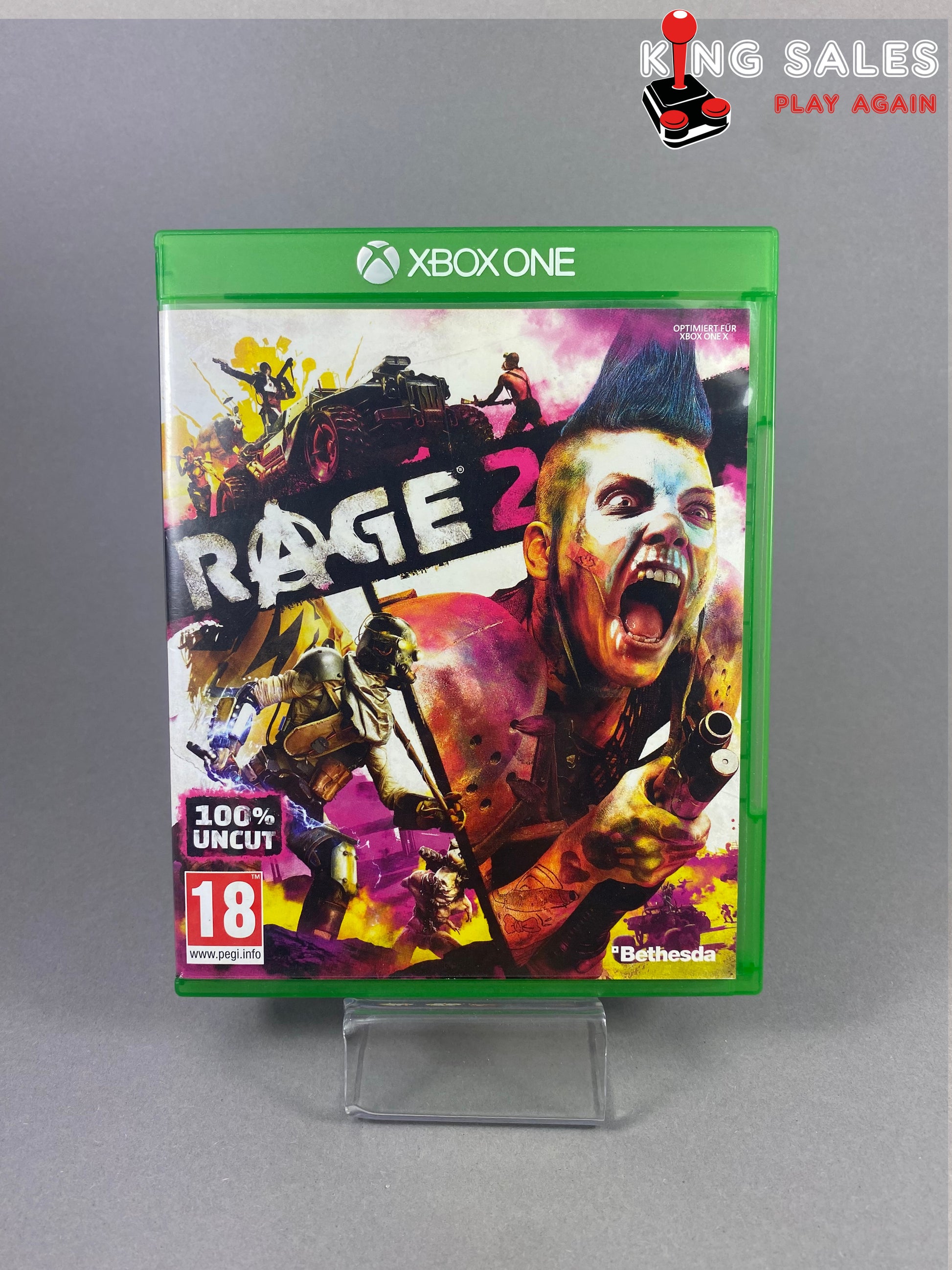 Xbox One Videospiel Rage 2 Cover von vorne