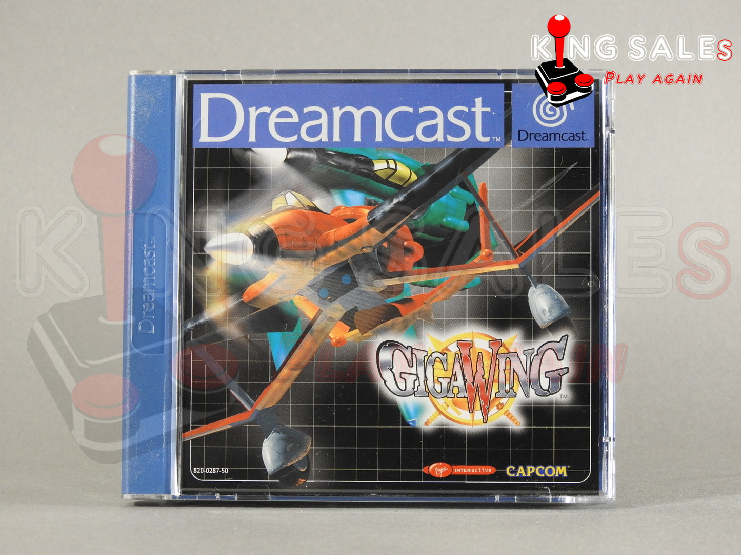 Sega Dreamcast Videospiel Giga Wing Cover von vorne