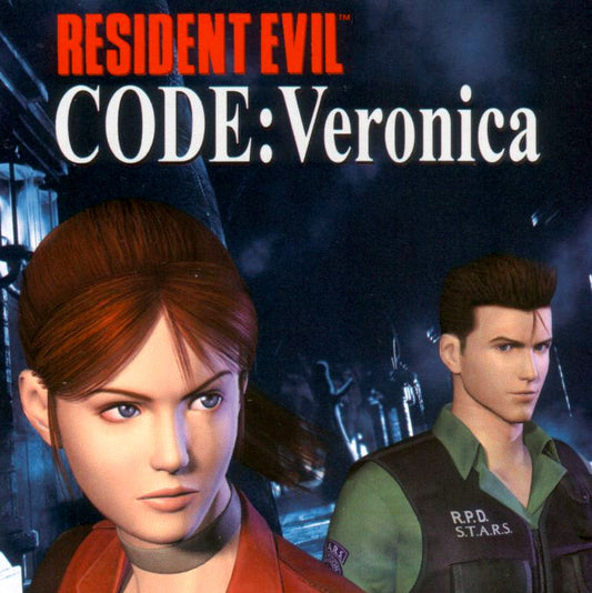 Sega Dreamcast Videospiel Resident Evil Code Veronica Hülle mit Anleitung und Disc