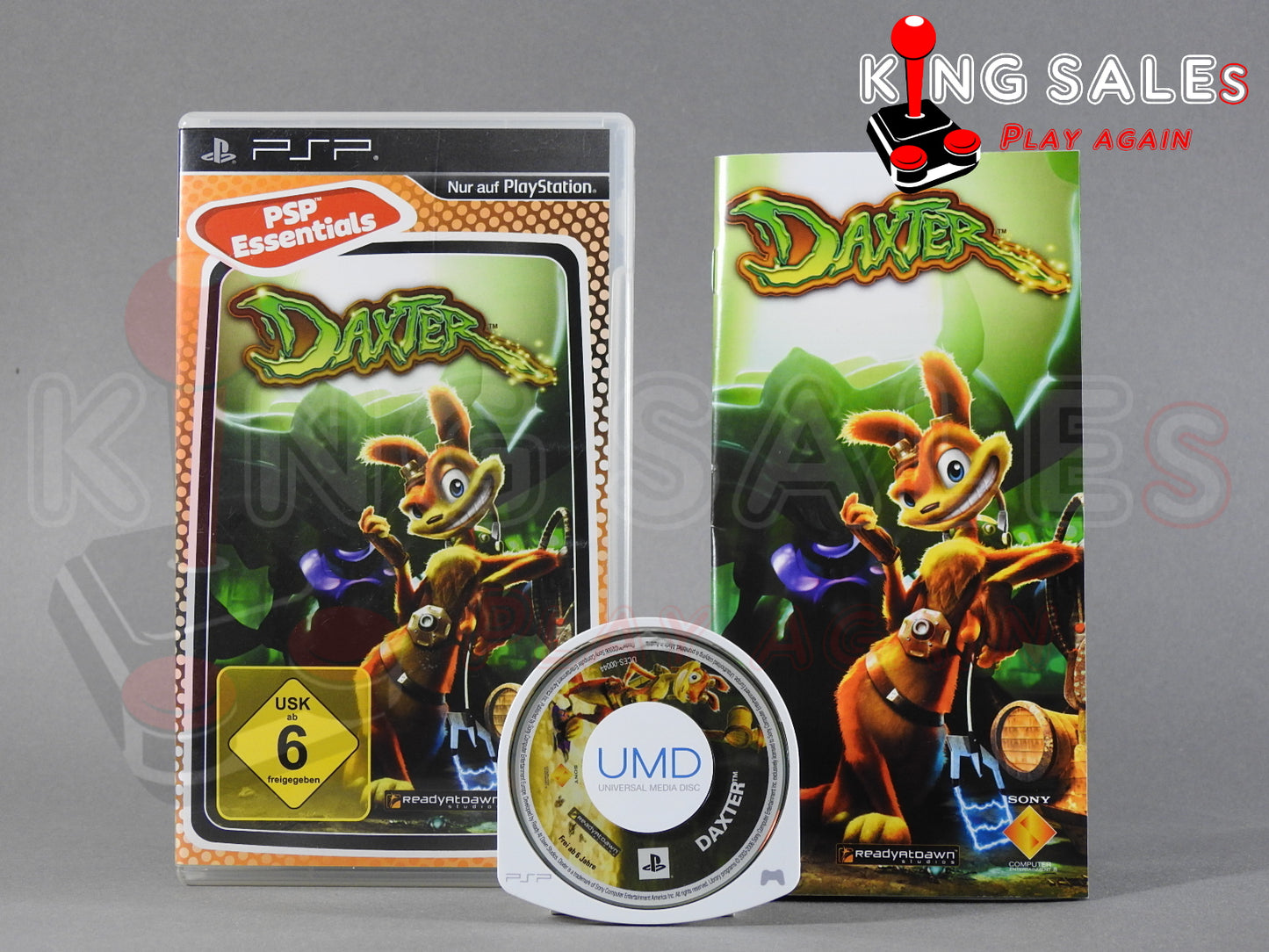 Sony PSP Videospiel Daxter Hülle mit Anleitung und Disc