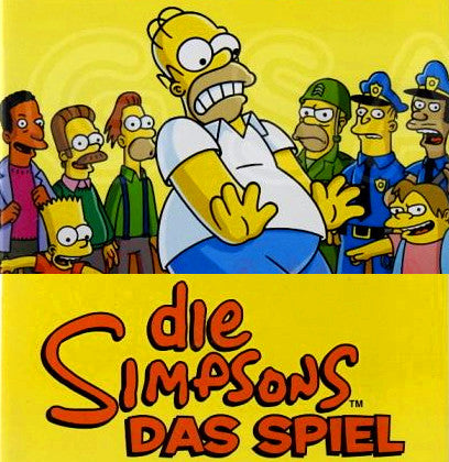 Sony PSP Videospiel Die Simpsons Das Spiel Hülle mit Anleitung und Disc