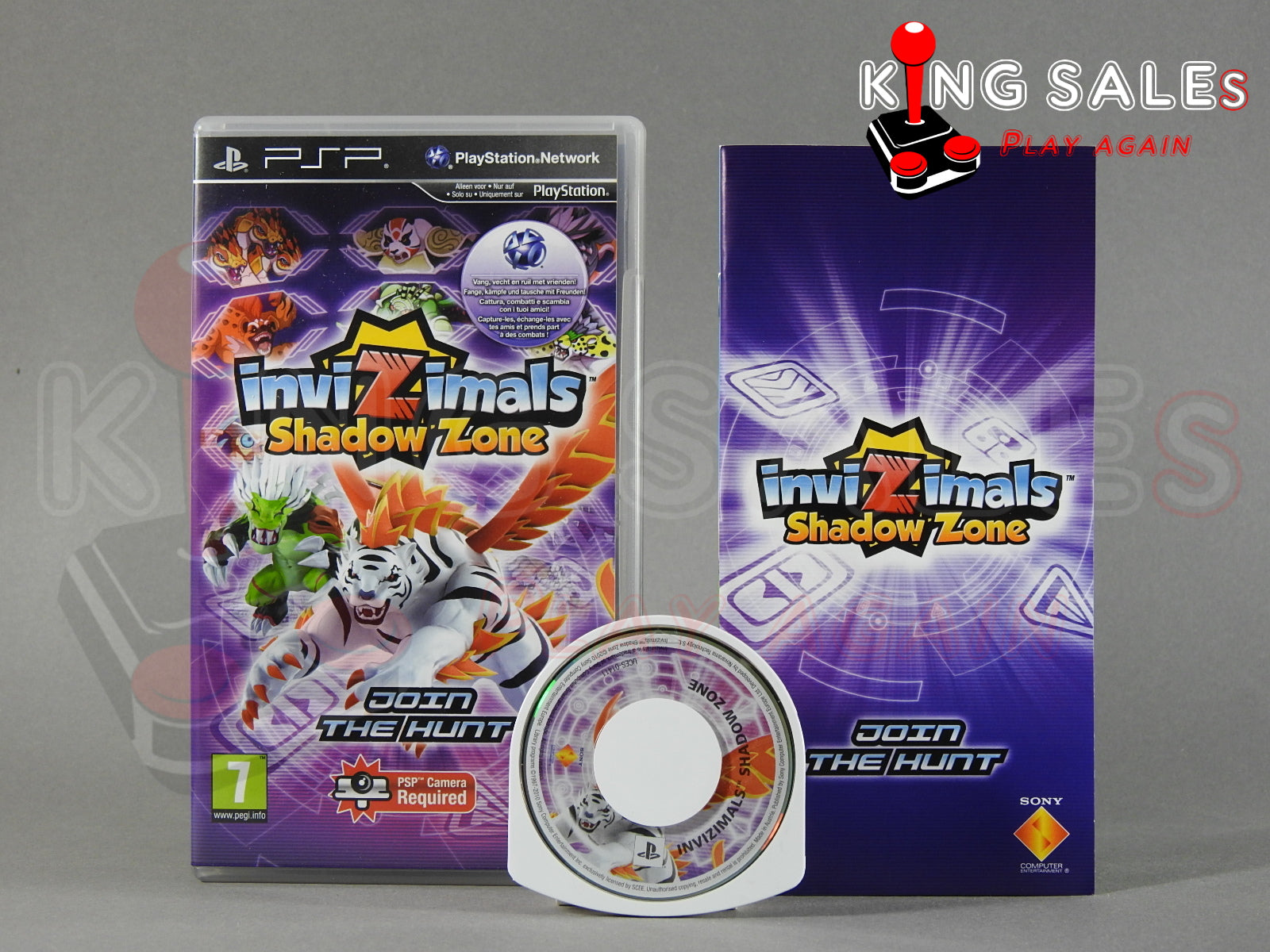 Sony PSP Videospiel invizimals Shadow Zone Hülle mit Anleitung und Disc