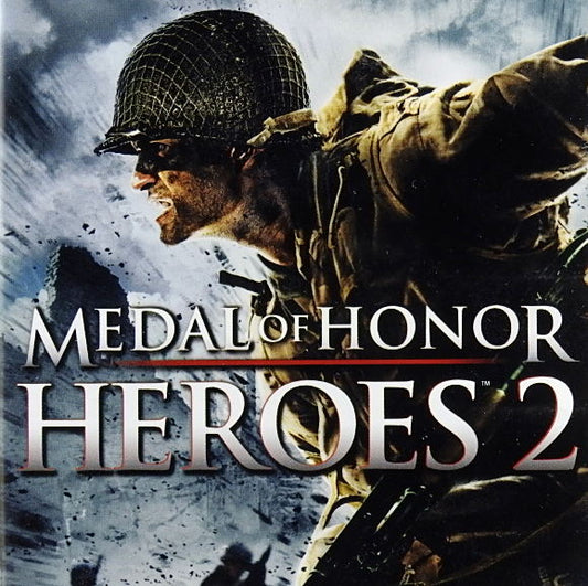 Sony PSP Videospiel Medal of Honor Heroes 2 Hülle mit Anleitung und Disc