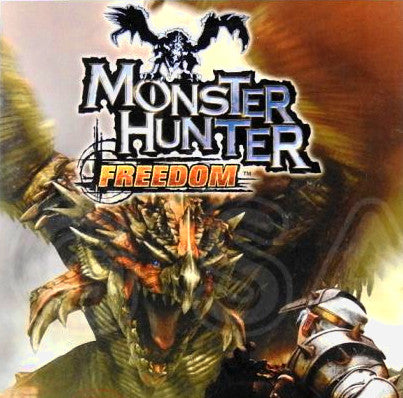 Sony PSP Videospiel Monster Hunter Freedom Hülle mit Anleitung und Disc