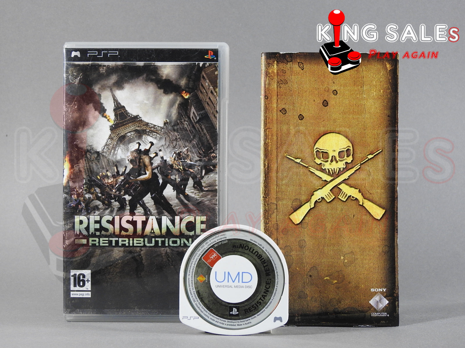 Sony PSP Videospiel Resistance RetriHülle mit Anleitung und Discution 