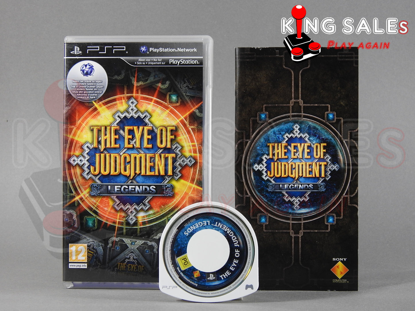 Sony PSP Videospiel The Eye of Judgment Hülle mit Anleitung und Disc