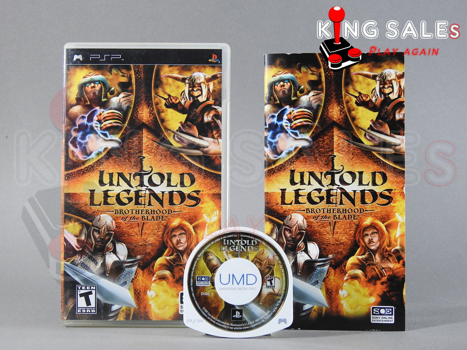 Sony PSP Videospiel Untold Legends Brotherhood of the Blade Hülle mit Anleitung und Disc