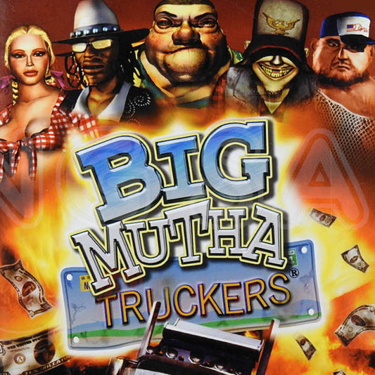 Xbox Videospiel Big Mutha Truckers Hülle mit Anleitung und Disc