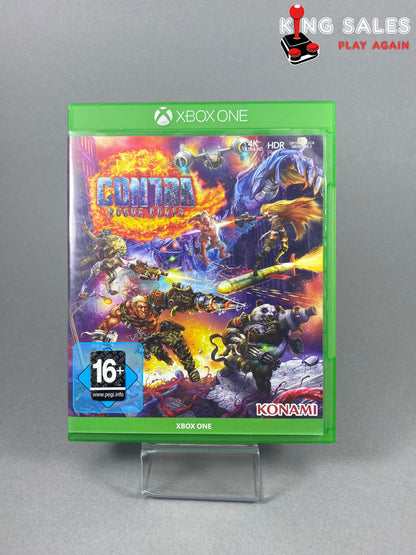 Xbox One Videospiel Contra Rogue Corps Cover von vorne