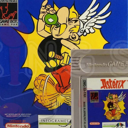 Asterix Videospiel für Game Boy in OVP Cover von vorne mit Anleitung und Modul