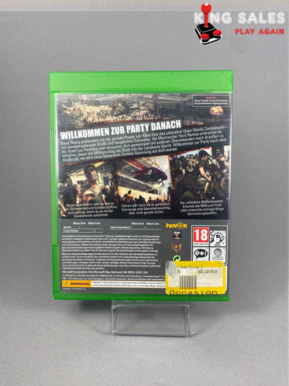 Xbox One Videospiel Dead Rising 3 Cover von hinten