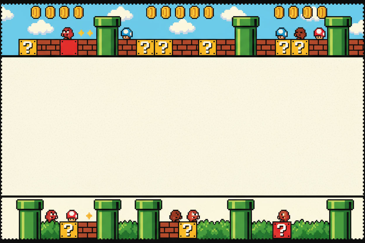 Sale Hintergund im Super Mario Style