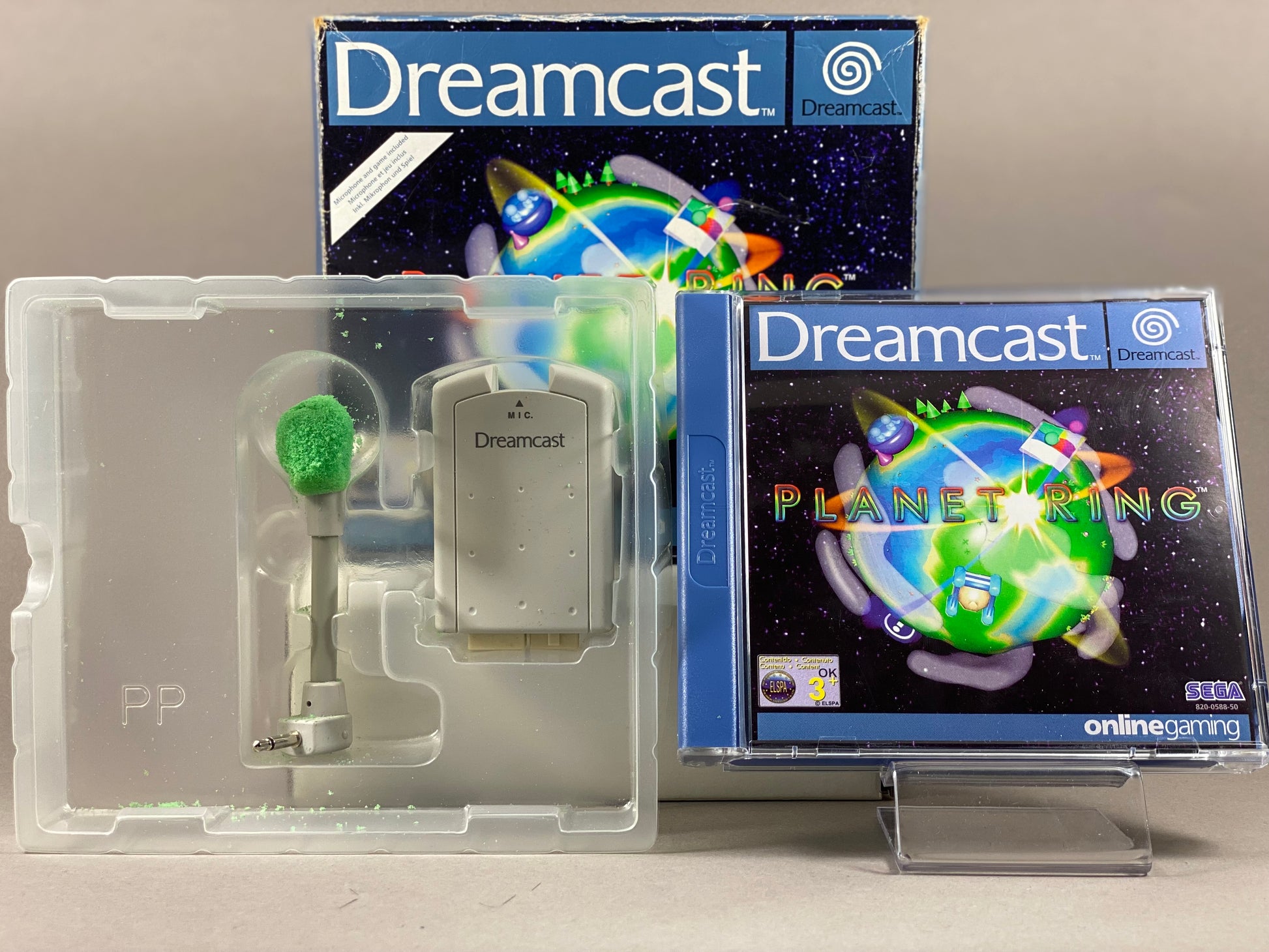 Sega Dreamcast Videospiel Planet Ring Big Box Spiel mit Zubehr