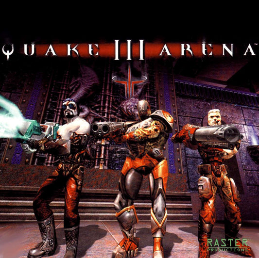 Sega Dreamcast Videospiel Quake Arena 3 Hülle mit Anleitung und Disc
