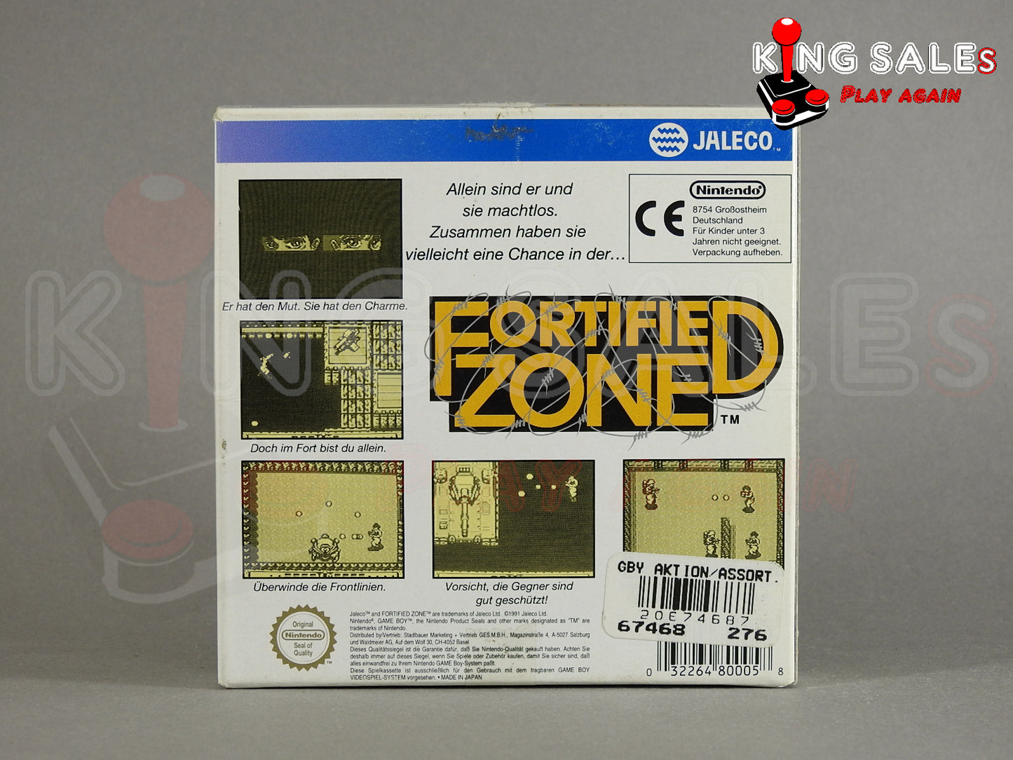 Game Boy Videospiel Fortified Zone in OVP von hinten