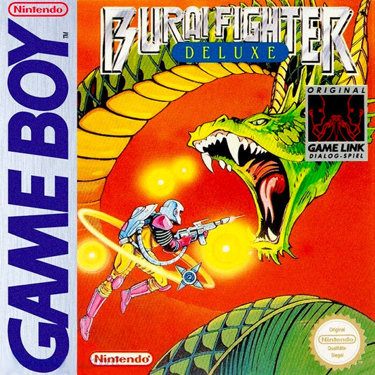 Nintendo Game Boy Videospiel Burai Figther Deluxe Modul von vorne