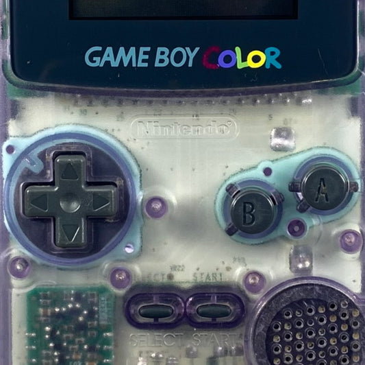 Game Boy Color Konsole transparent von vorne