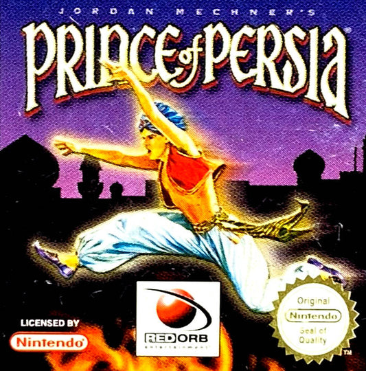 Game Boy Color Videospiel Prince of Persia Modul von vorne