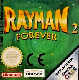 Game Boy Color Videospiel Rayman Forever 2 Modul von vorne 